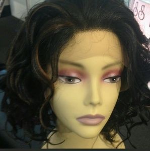 Wig high quality Swiss lace free part new $65