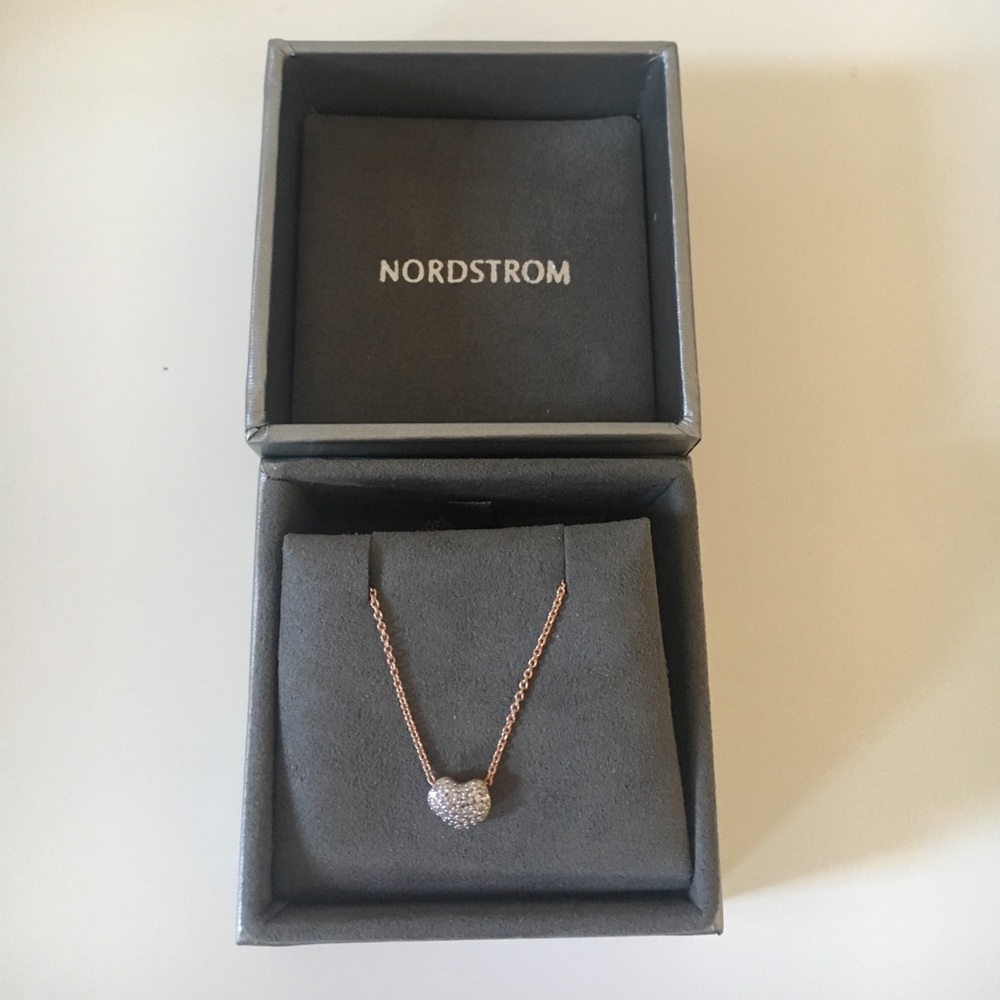 Monica Vinader Diamond Pendant Necklace