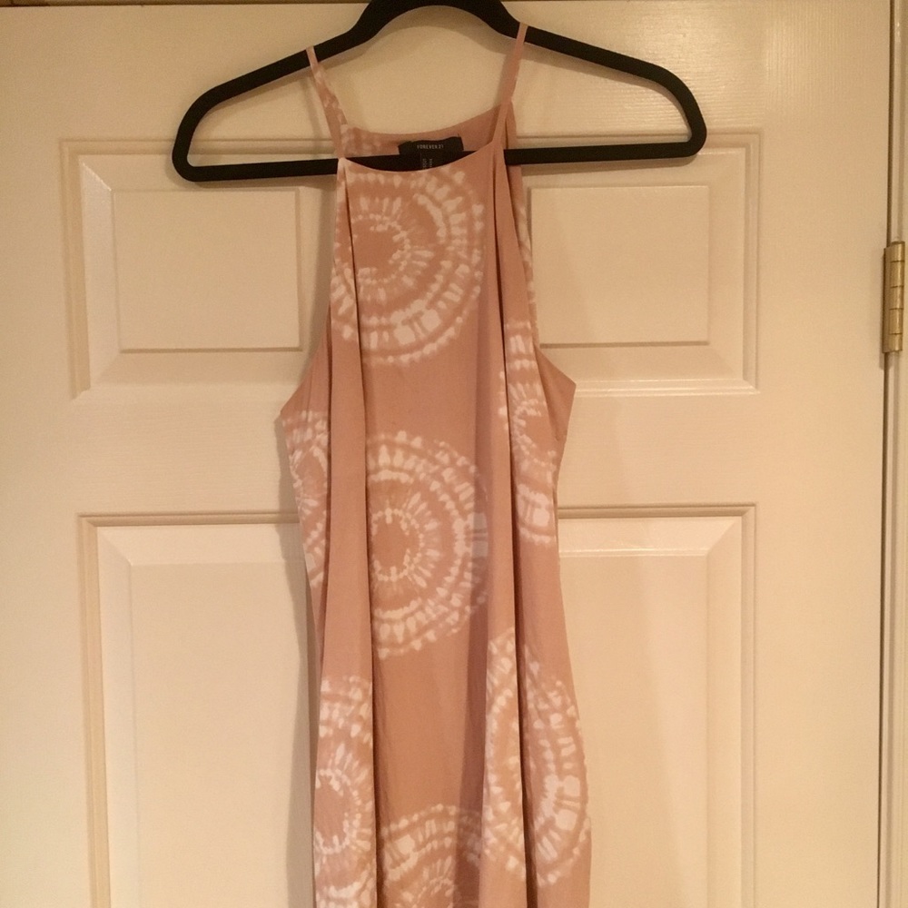 WORN ONCE. Pale pink mini dress