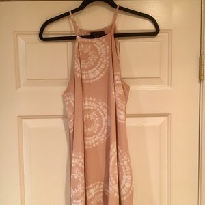 WORN ONCE. Pale pink mini dress