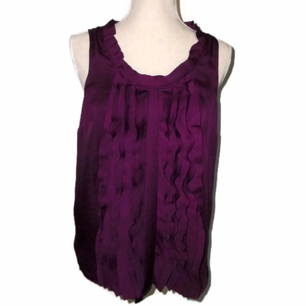 Ann Taylor LOFT Magenta Shirt-Sz S