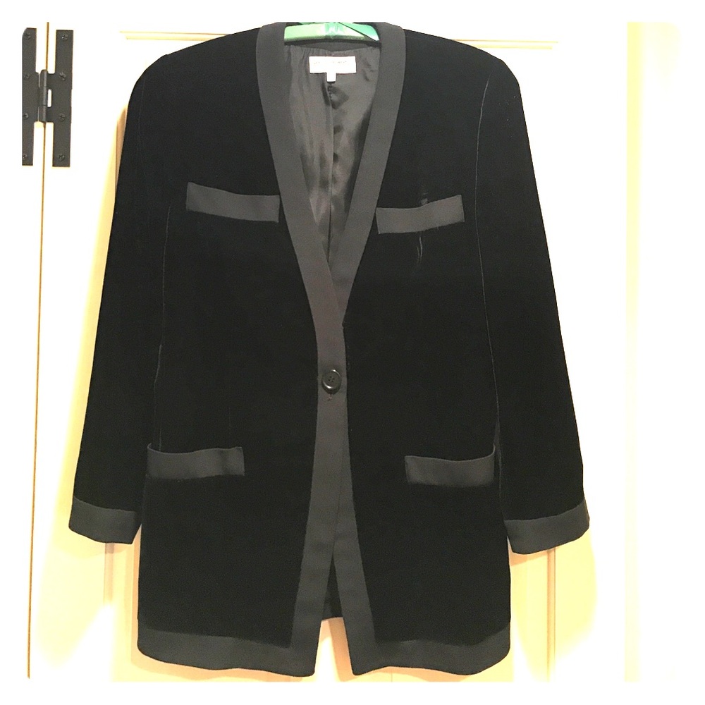 STUNNING Armani Collezioni Velvet and Silk Jacket