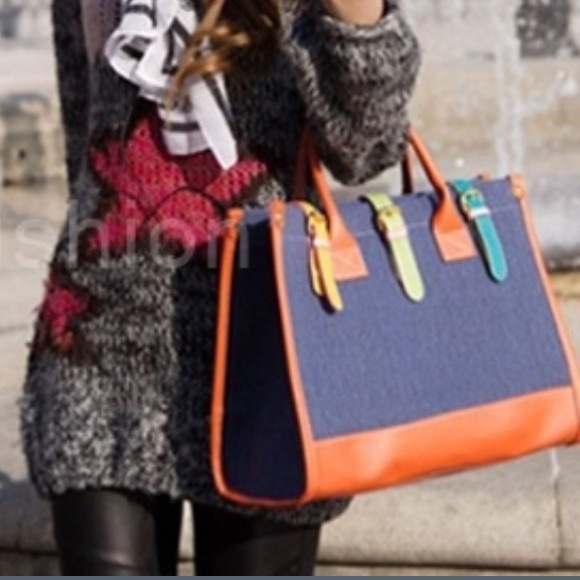 Handbags - Beautiful Color Block Bag