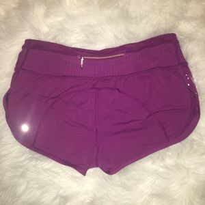 Lululemon speed shorts
