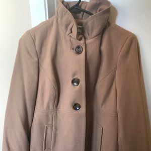 Old Navy beige pea coat