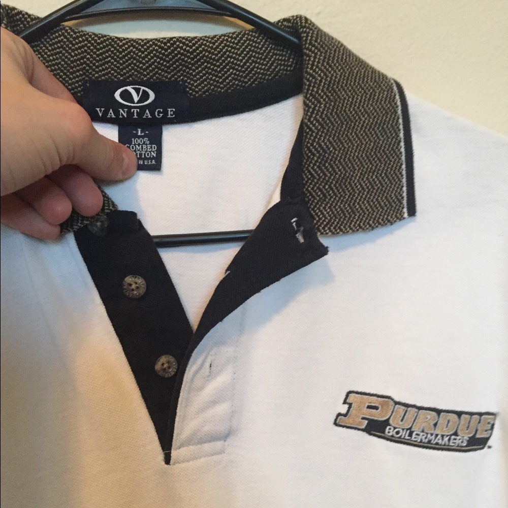 Purdue Boilermaker polo sz L