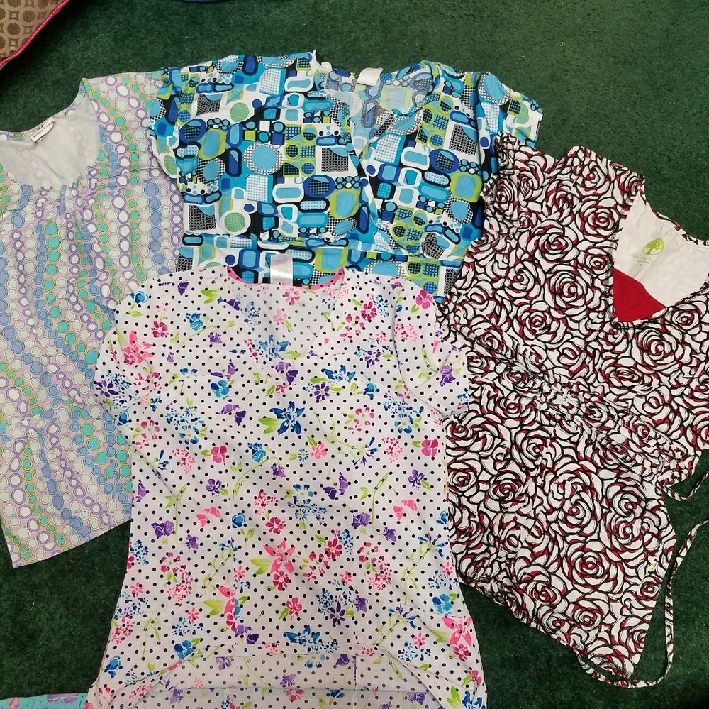 Scrub tops