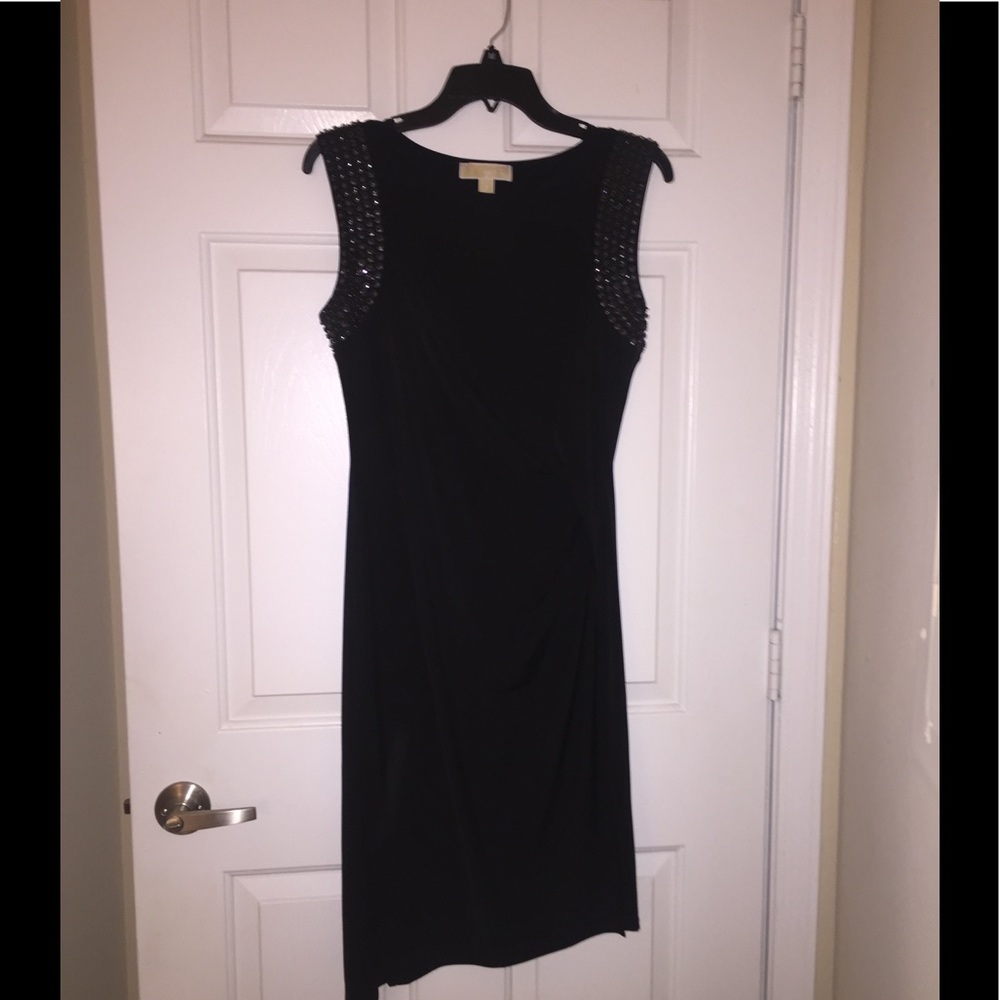 Michael Kors jersey sequin dress