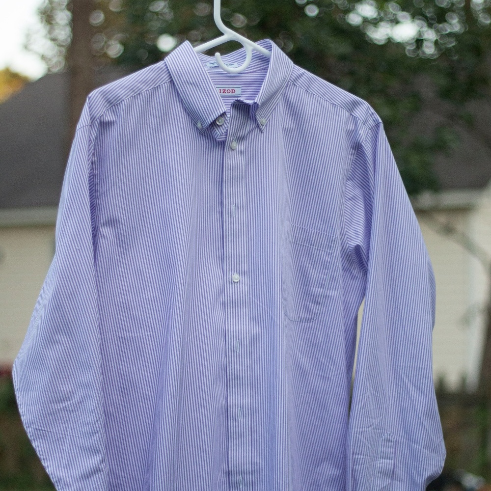 Polo Purple & White Dress Shirt