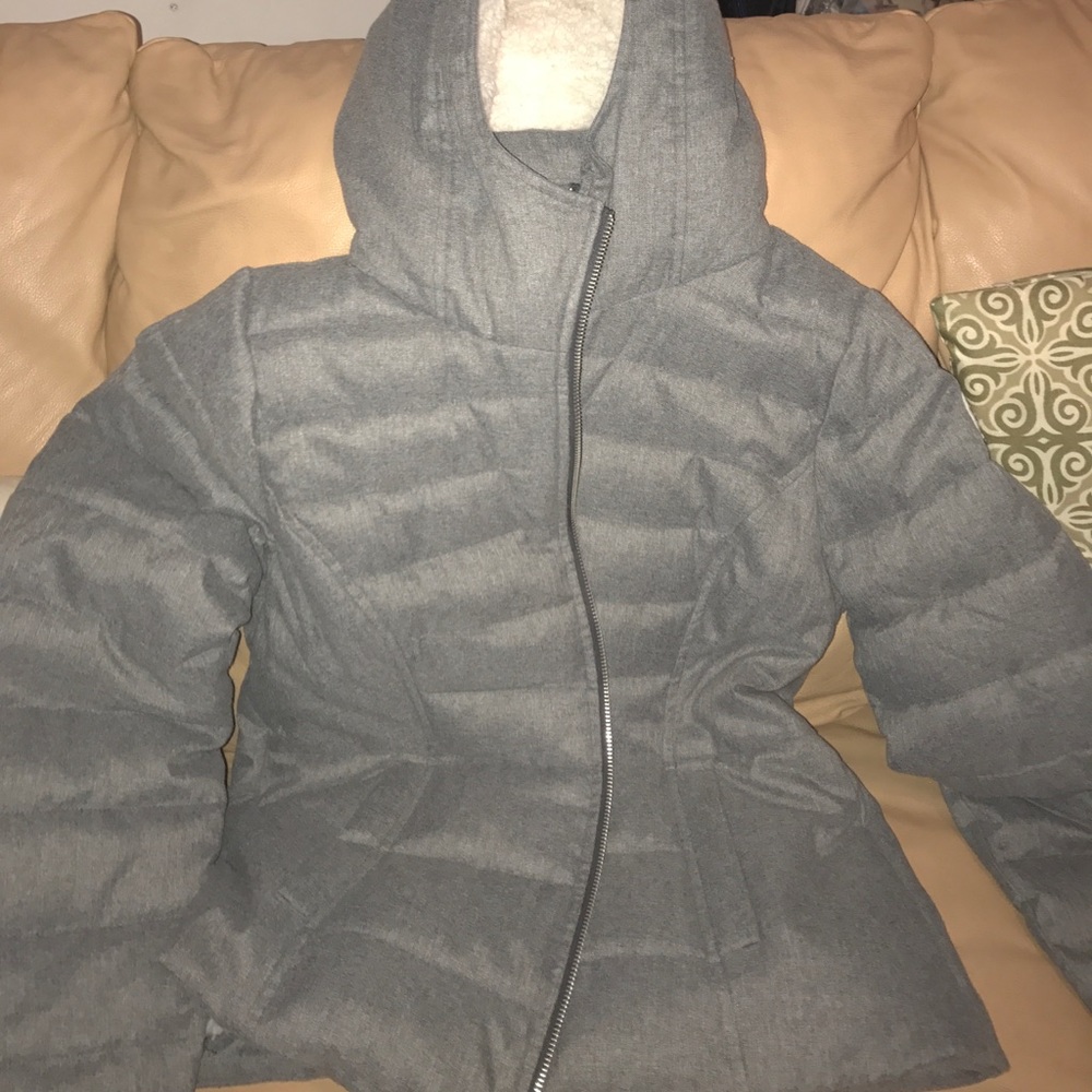 -SOLD- Hollister Sherpa lined coat