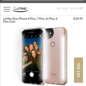 LuMee phone case, 8,7,6,6s PLUS