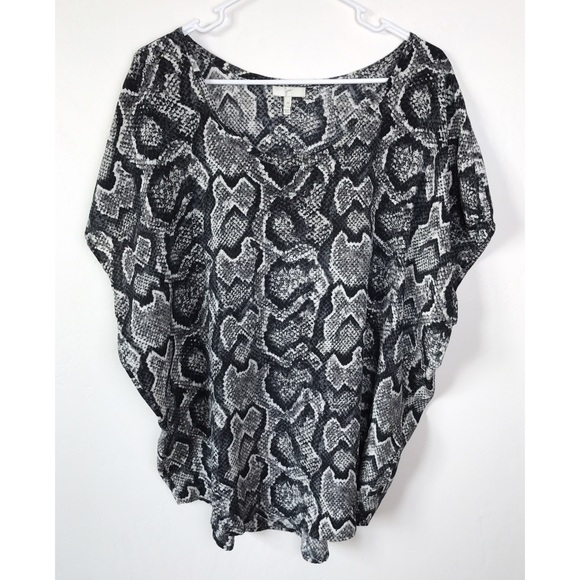 Joie Silk Snakeskin Blouse - Picture 2 of 3