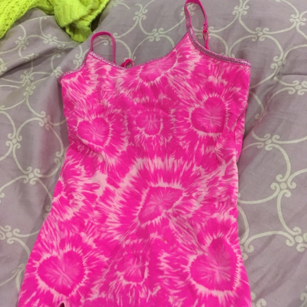 TIEDYED PINK HEART TANK TOP|GIRLS 10