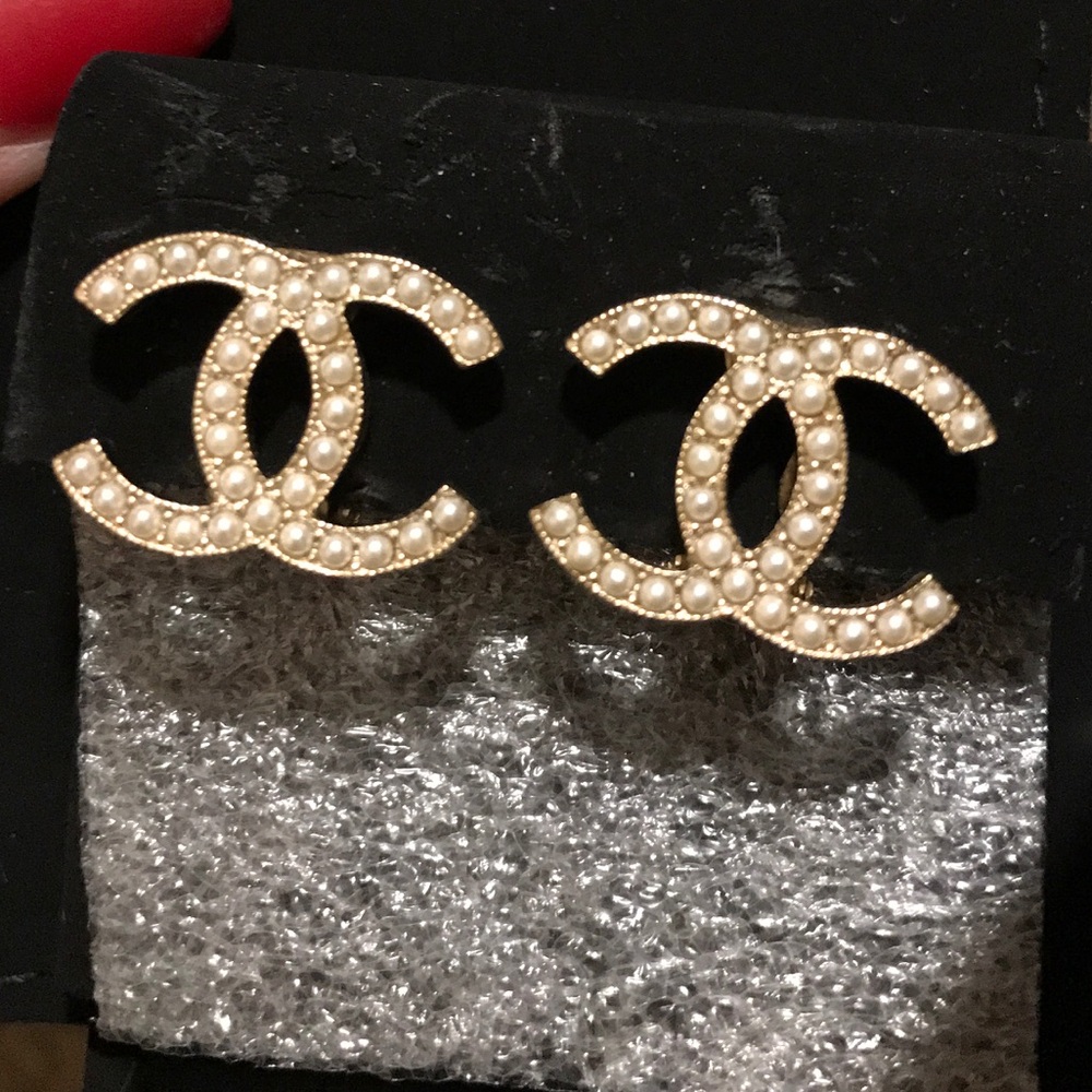 Brand new CHANEL clip on earrings