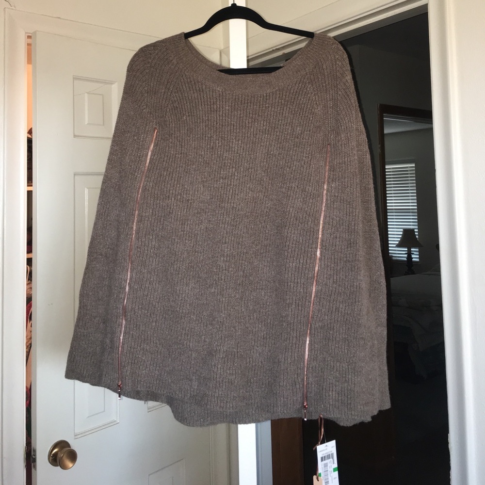 *SOLD*Poncho Sweater