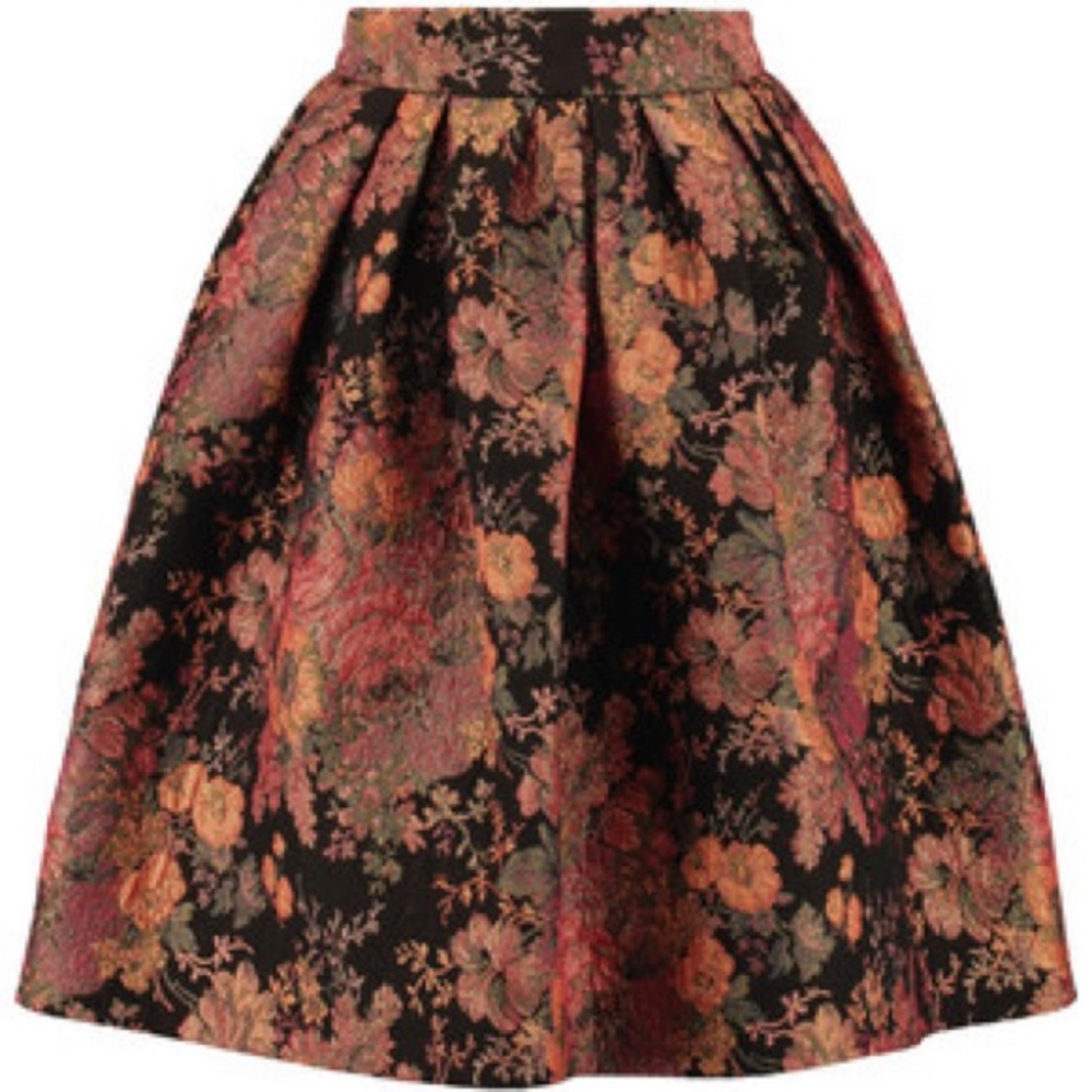 Maje A-line Floral Jacquard Skirt size 36