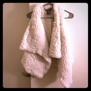 Women's faux fur vest