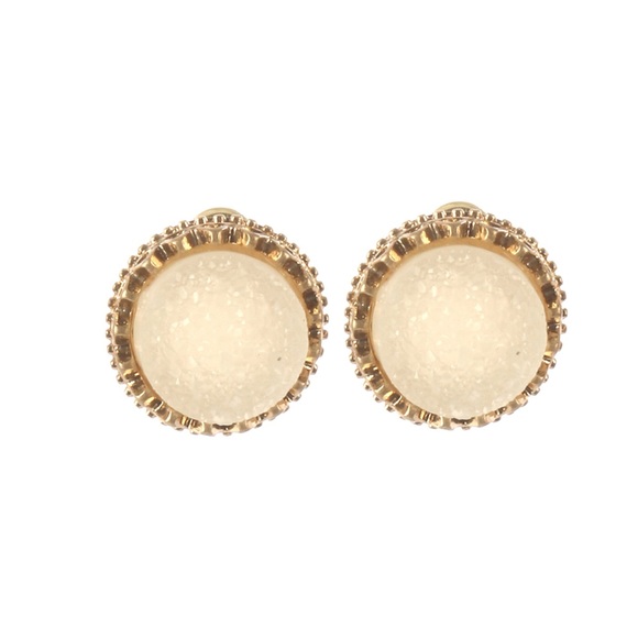 | IVORY DRUZY STUDS | - Picture 2 of 4