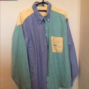 Vintage Nautica button up sz XXL
