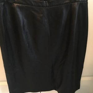 Leather skirt