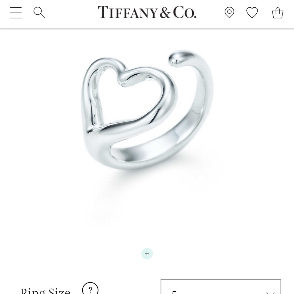 Tiffany silver ring