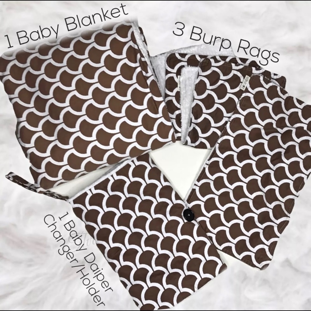 Fish scale Handmade Baby Set