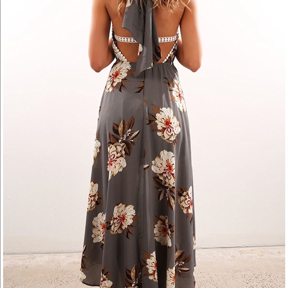 NWOT 💐 Sexy maxi dress ! - Picture 3 of 6