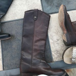 Brown frye boots
