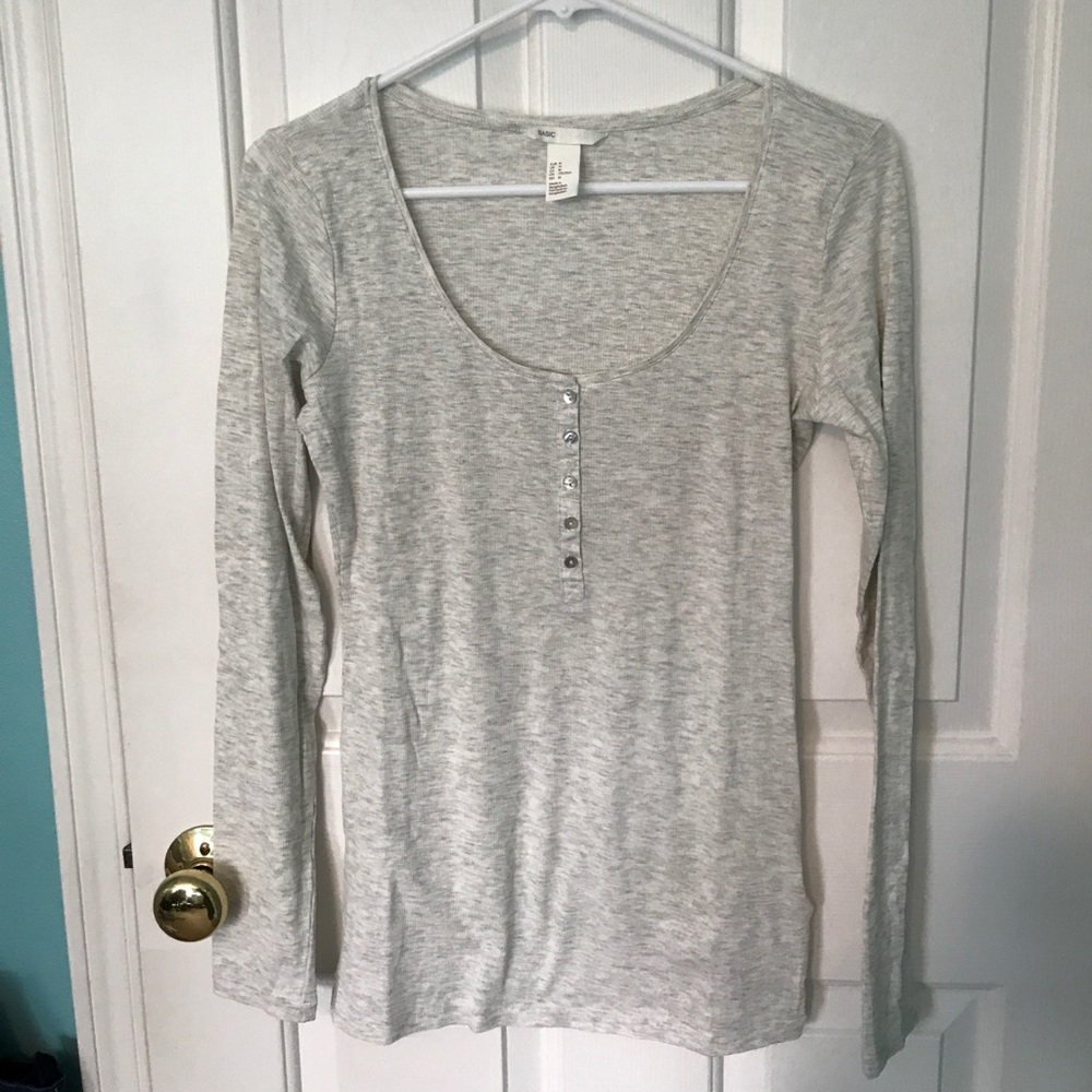 NWOT H&M ribbed henley