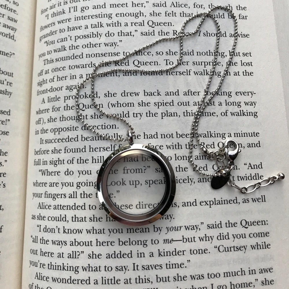 Origami Owl Large Silver Living Locket