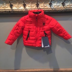 Spyder | RED synthetic down jacket