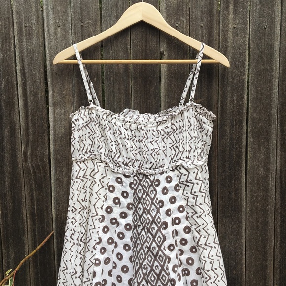 SOLD!! ☀️Bohemian safari cotton sundress☀️ - Picture 3 of 8