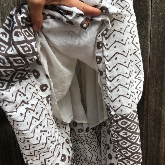 SOLD!! ☀️Bohemian safari cotton sundress☀️ - Picture 4 of 8