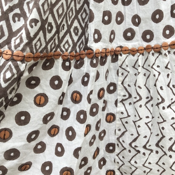 SOLD!! ☀️Bohemian safari cotton sundress☀️ - Picture 5 of 8