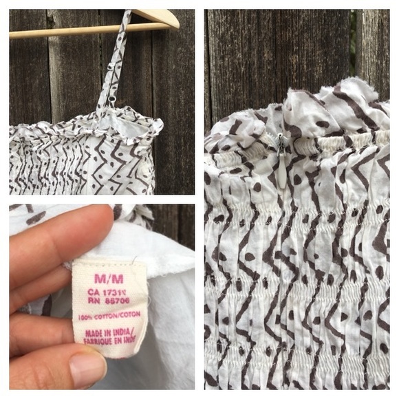 SOLD!! ☀️Bohemian safari cotton sundress☀️ - Picture 6 of 8