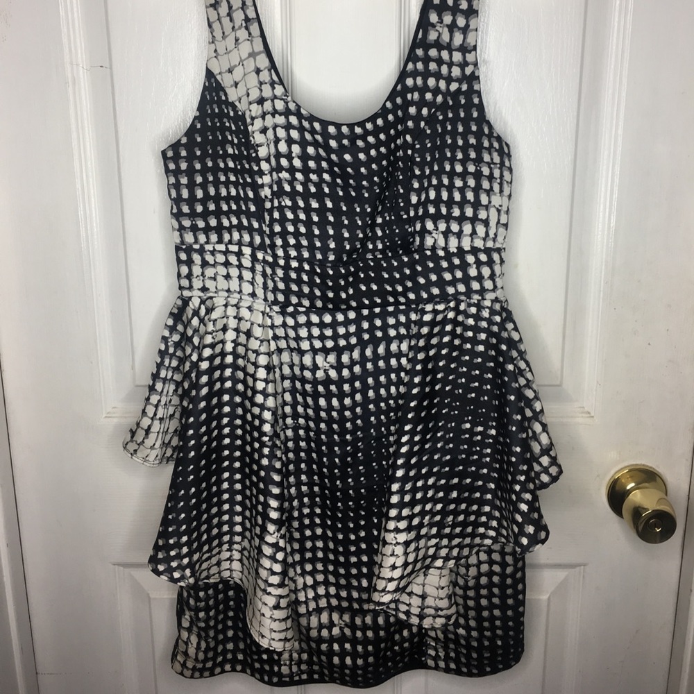 Printed silk dress