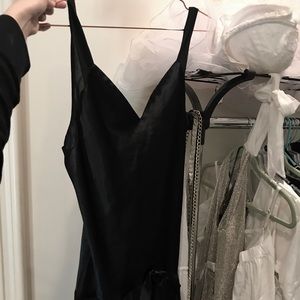 Sale 💥Black Slip with bow detail