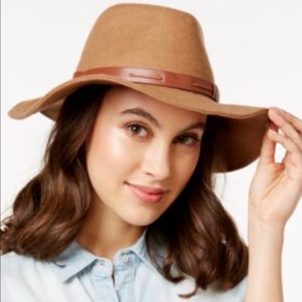 international concepts belted band Panama hat.