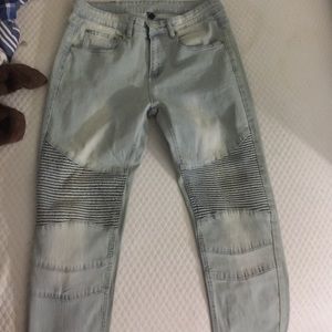 Young & reckless biker jeans
