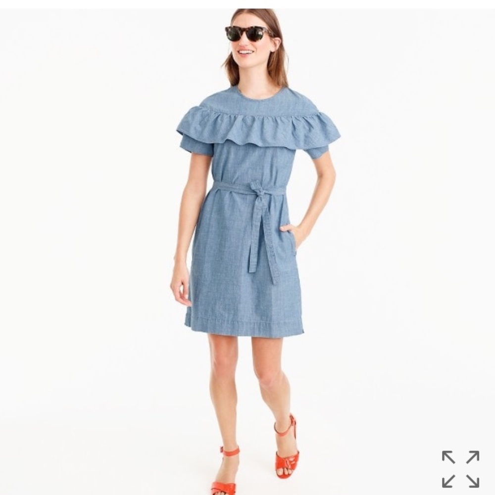 Jcrew chambray dress