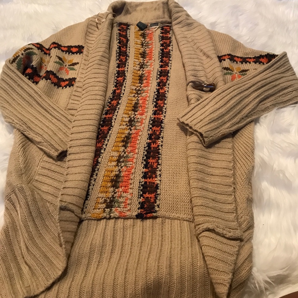 Quinn Tan Cozy Cardigan-Size M