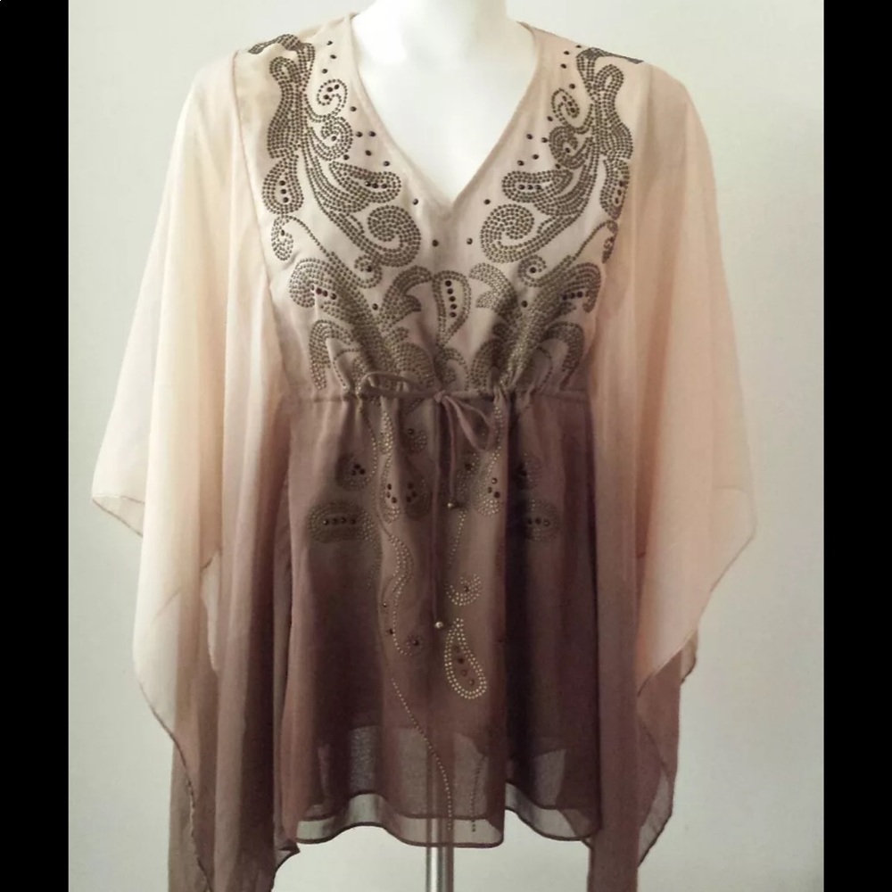 Boston Proper Ombr Drawstring Tunic - image 1