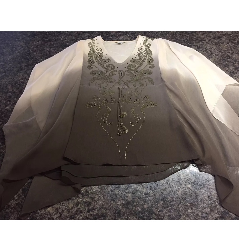 Boston Proper Ombr Drawstring Tunic - image 3