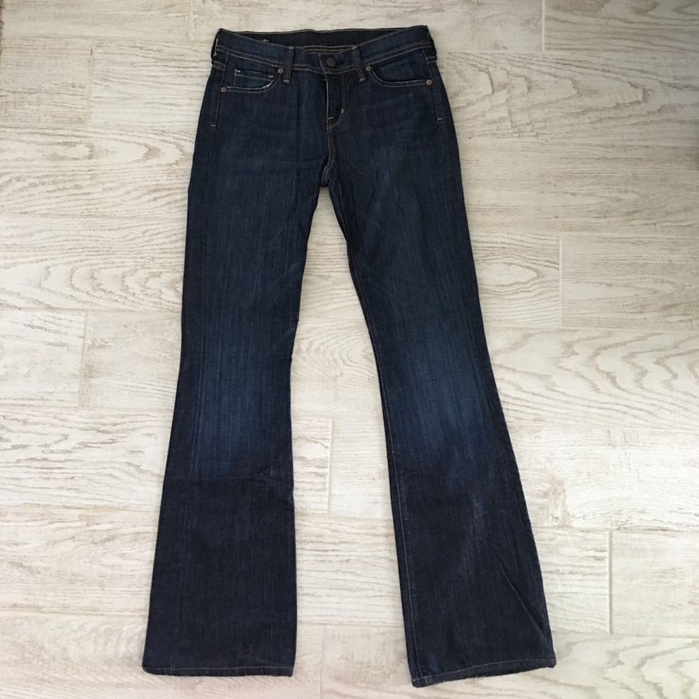 CITIZENS OF HUMANITY denim low waist flare jeans