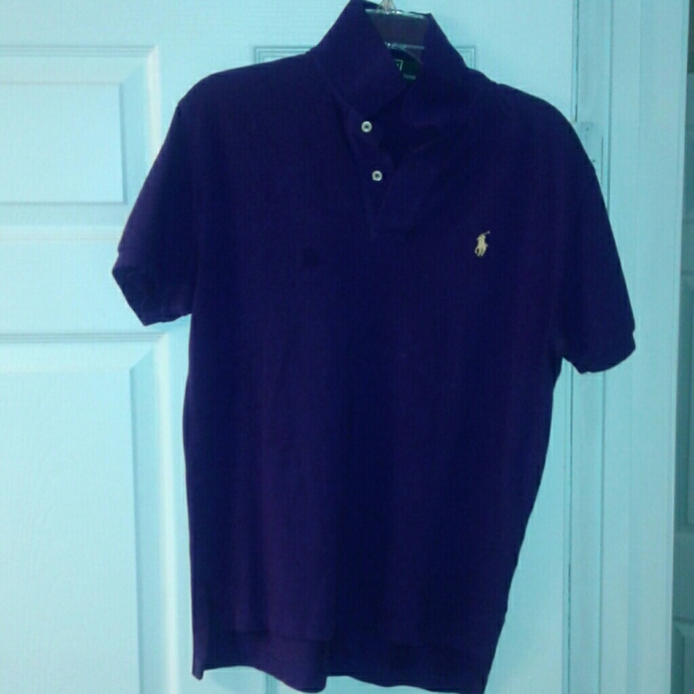Purple and Gold Polo