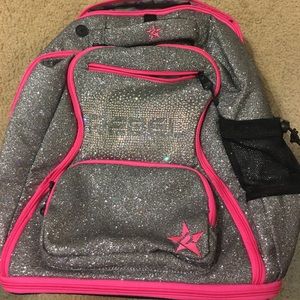 rebel cheerleading backpack