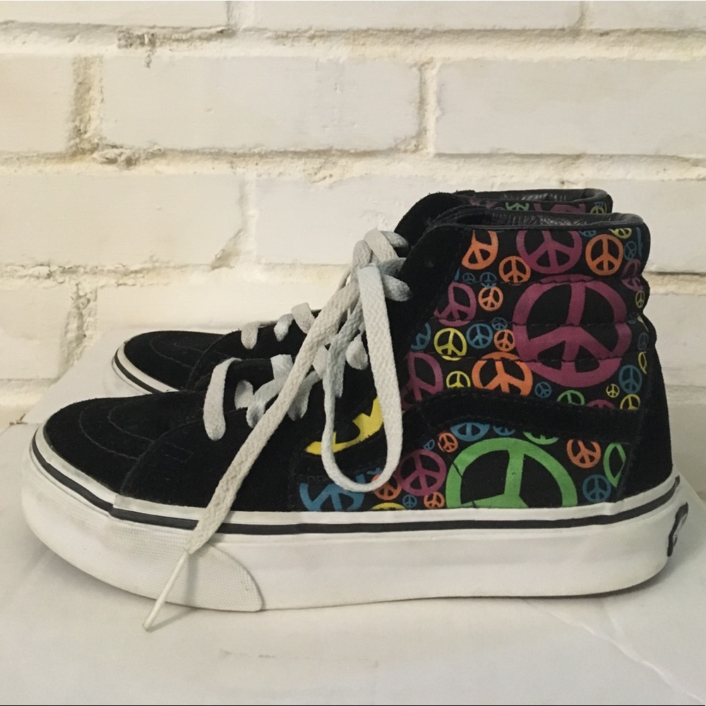 Peace Sign Sk8-Hi