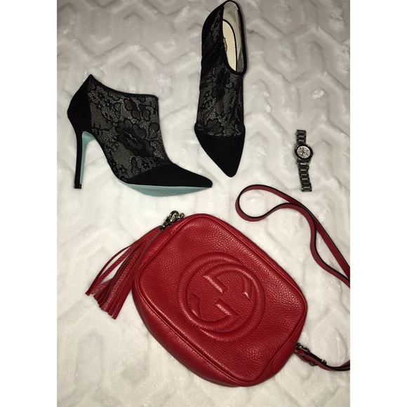 Betsey Johnson "LOLA" Lace Booties Last Pair Sz 7 - Picture 7 of 8