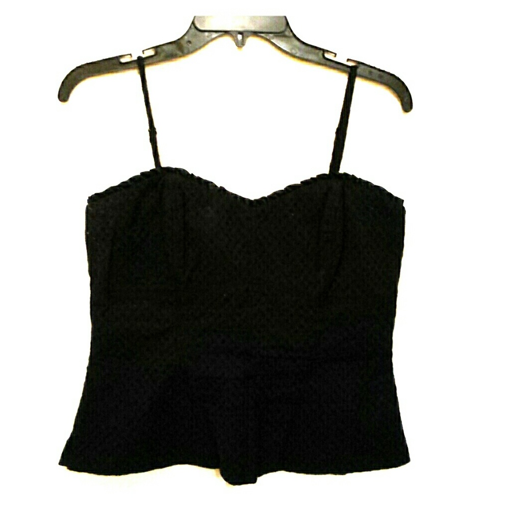 Black Strapless Bustier White House Black Market