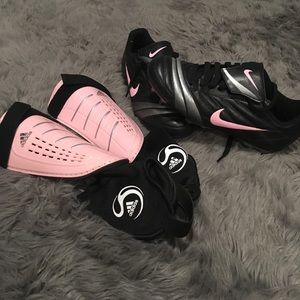 Soccer cleats and Shin guards!